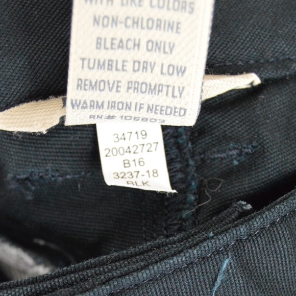 Duluth Trading DuluthFlex Fire Hose Slim Leg Cargo Pants, Black - Size 10 - Picture 7 of 8